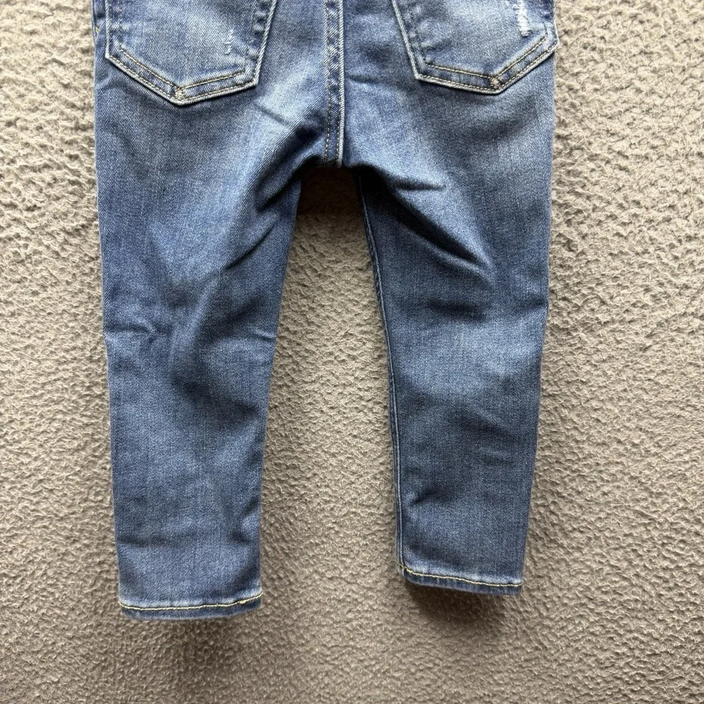 GAP Jeans Toddler Boy Size 3 Years Blue Denim Distressed Skinny Jeans Size 3 YR